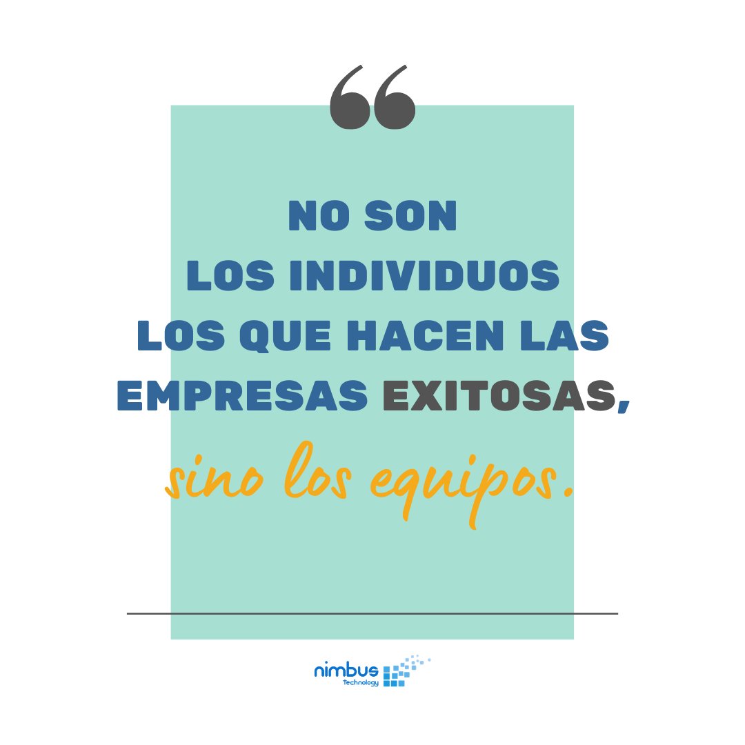 Nimbusip's tweet photo. 👨‍💻 Una empresa que trabaja en equipo es una empresa sólida. Desarrollar lazos 🤝 y mejorar la comunicación entre los diferentes miembros y departamentos de la empresa es fundamental para conseguir el éxito.

#automatizacion #negocio #negocios #culturaempresarial #telefoniaip https://t.co/aifzPL8DbQ