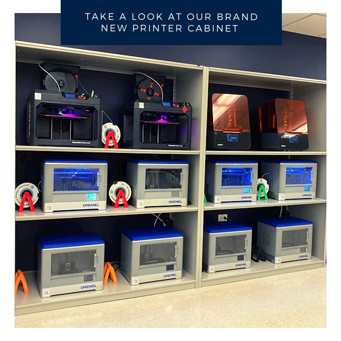 makerspaceURI's tweet photo. Donβt they look great all together? And this save us so much table space for other equipment and activities. A whole new #MakerspaceURI coming for Fall 2021.
#makerspace #universityofrhodeisland #universityofri #uri #rhody https://t.co/YGLClIG3Pg