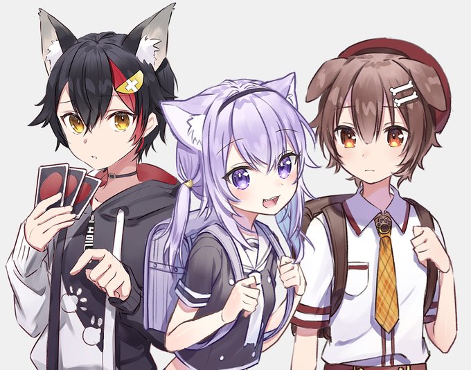 大神少年とロリショタのおかころ～
#みおーん絵 #絵かゆ #できたてころね 