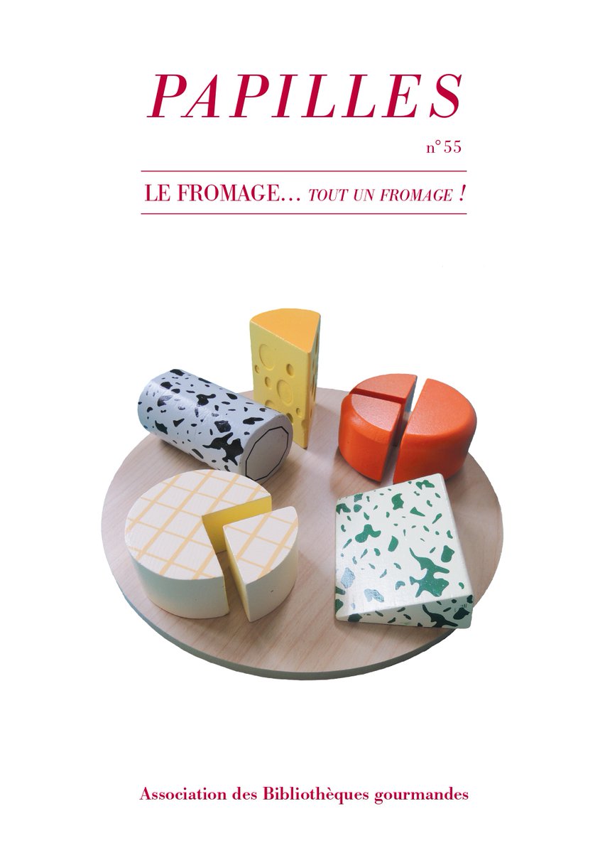 Le n°55 de #Papilles consacré au #fromage est sorti ! Il sera bientôt envoyé aux abonnés de la revue et aux adhérents de l'association des <a href="/Bibligourmandes/">Bibliothèques Gourmandes</a> . Encore quelques jours à attendre pour les gourmands désirant l'acheter.