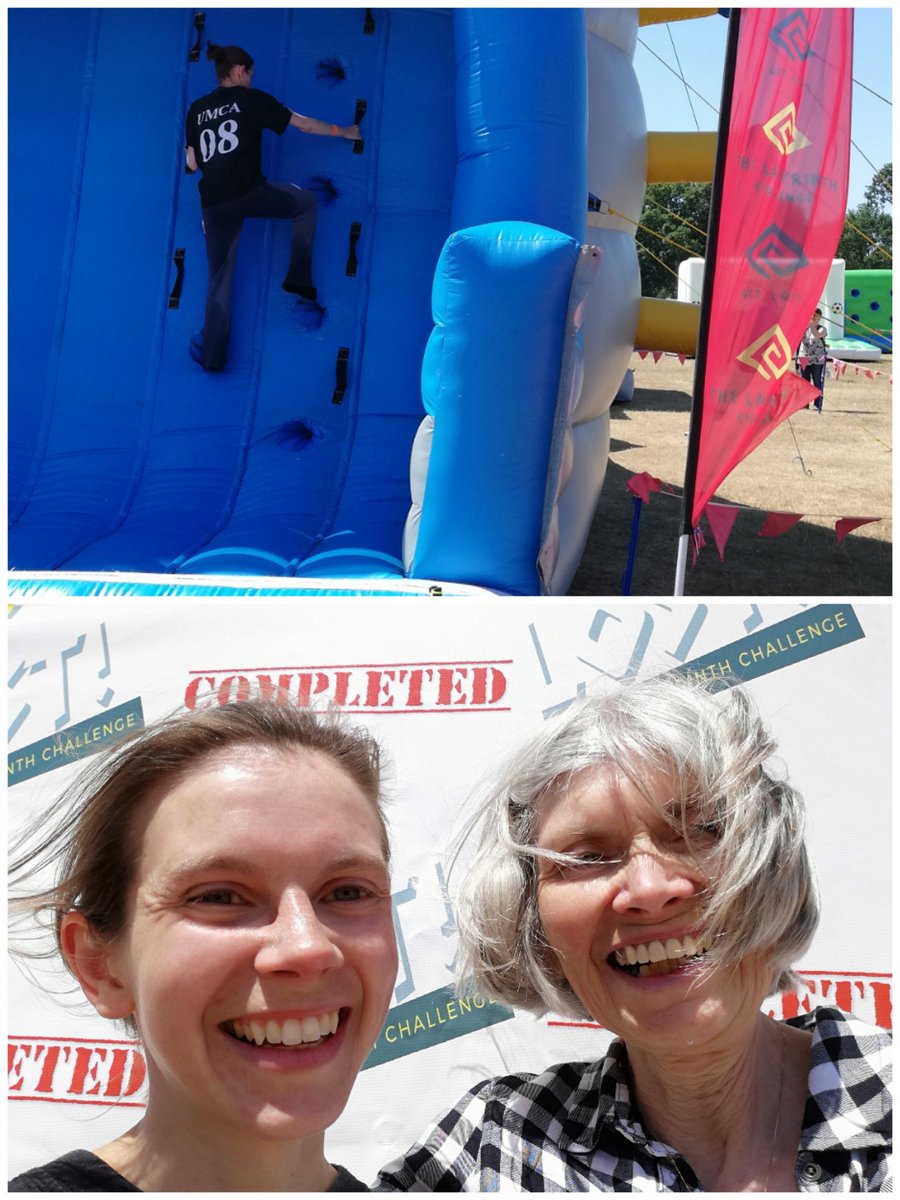 Connectthewrite's tweet photo. Start with the wall. Sure footed climb to the top. #poolslide down to the balance beam then a short jump onto the moving floor of swinging punch bags. Up and over squeeze through, go round, aim and shoot until you reach the last.
You did it!
#SummerWords
#labyrinthchallenge https://t.co/hx6hOfsO8v