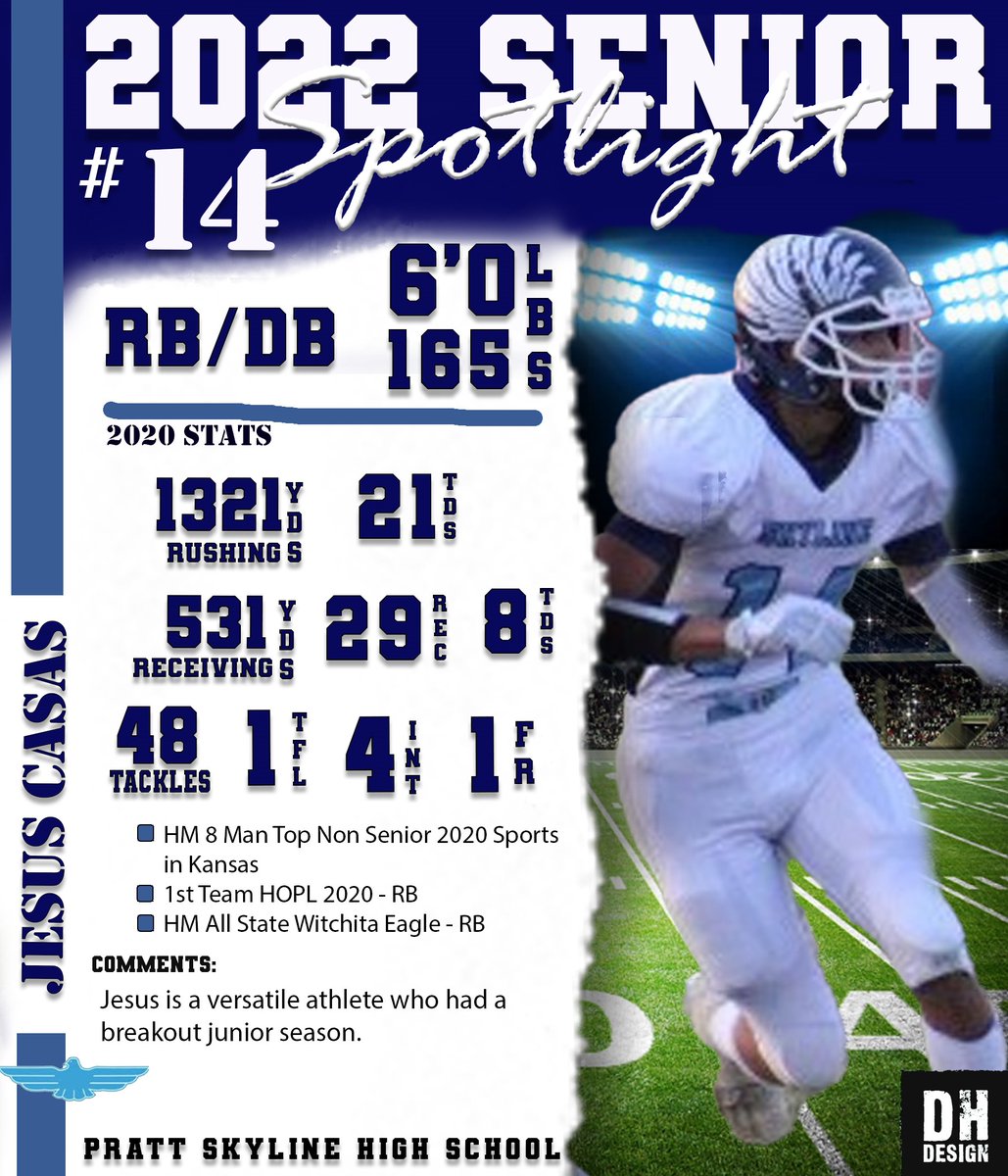 HillBrosFB's tweet photo. 2022 SENIOR PROFILE - Jesus Casas
(RB/DB) - Pratt Skyline High School

@AnationAndrew @coachTurner33 https://t.co/AP4eM1epv9