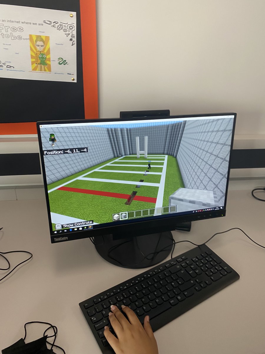 TCS_MNC's tweet photo. In Computing, pupils have been supporting @TCS_HWB
week by working in teams to design new rugby stadiums, using Minecraft Education! We can't wait to see the finished designs ππ΄σ §σ ’σ ·σ ¬σ ³σ Ώ #teamworkmakesthedreamwork #HWBWeek @TonyrefailCS @PlayCraftLearn https://t.co/1KhKIdZbxC
