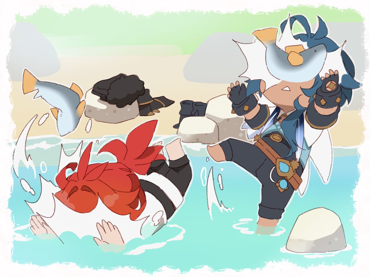 夏の絵まとめ🏝
#原神 #原神イラスト #genshinimpactfanart 