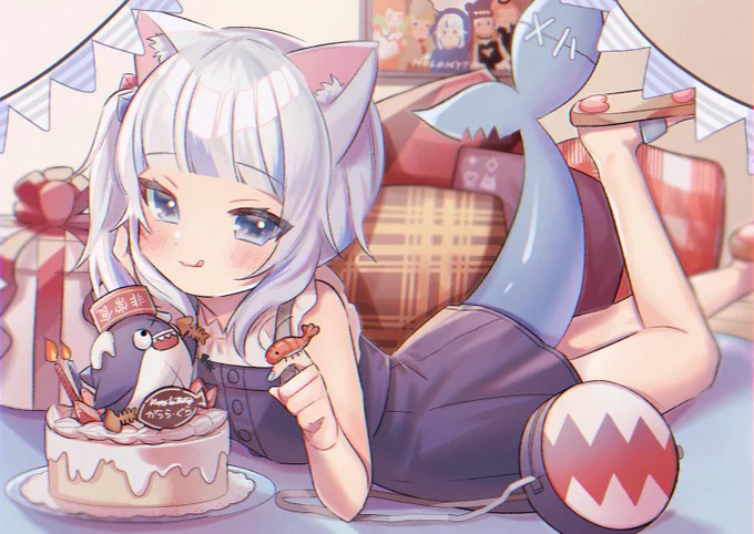 🦈🦈🦈🦈
#今月描いた絵を晒そう 