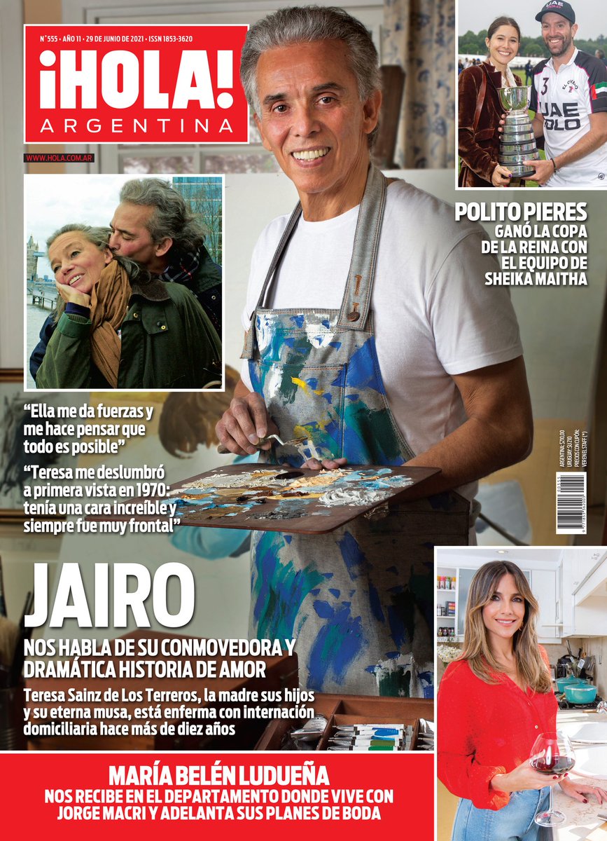 Esta semana, en la #tapadeHola, Jairo nos habla de su dramática y conmovedora historia de amor con Teresa Sainz de los Terreros, la madre de sus hijos y su eterna musa ❤