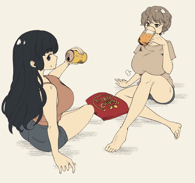 溢れてないものだとこの辺ですね……? #今月描いた絵を晒そう 