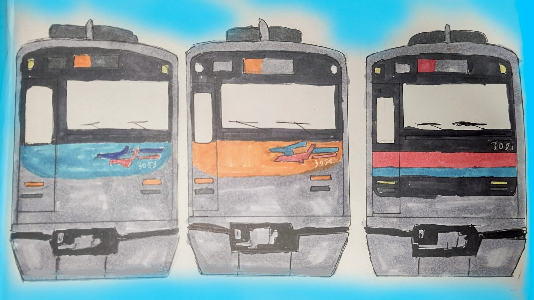 モアイ 京成3050形描きました 意外に正面が難しかったです 京成 鉄道イラスト 描き鉄 鉄道 鉄道好きな人と繋がりたい 絵描きさんと繋がりたい アナログイラスト コピック コピックイラスト イラストグラム T Co 0nvwbjp1ks Twitter