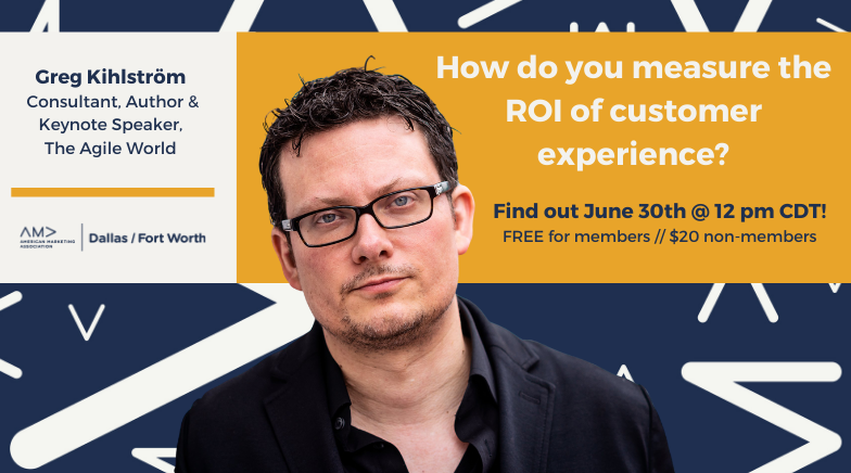 amadfw's tweet photo. TOMORROW 6/30! Don’t miss our virtual Executive Luncheon with best-selling author, speaker, &amp; entrepreneur @gregkihlstrom. FREE for members/$20 non-members. Register for this can't-miss #CX event. #AMA #marketing https://t.co/3vQMqjtvgo https://t.co/2m2DIWnIdB