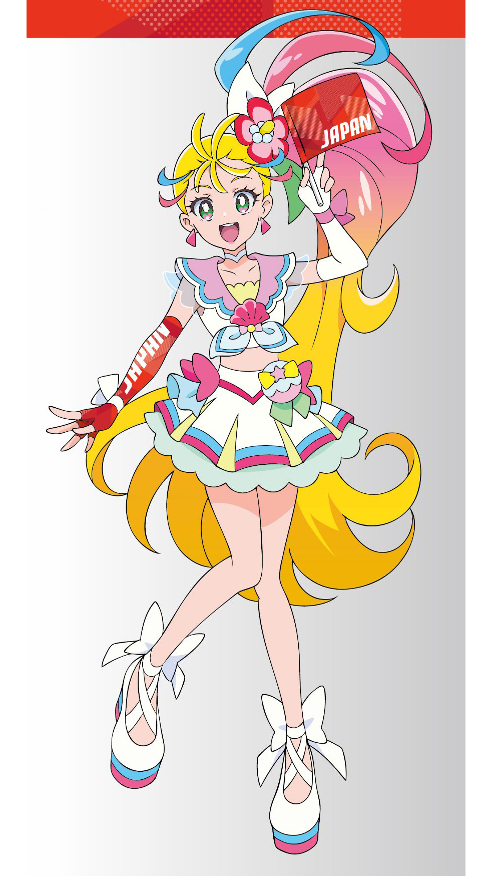 トロピカル～ジュプリキュア 等身大タペストリー キュアサマー