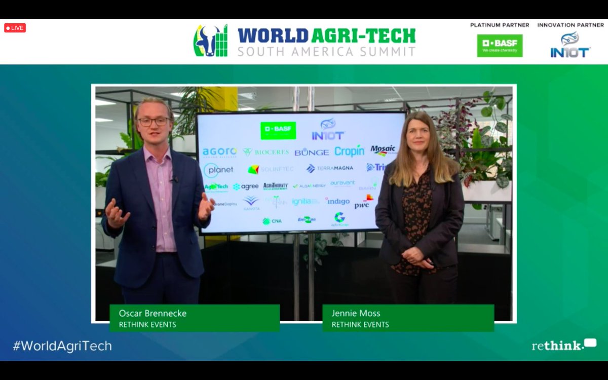 IgnitiaWeather's tweet photo. And we are live at @WorldAgriTech South America Summit!!!
#Ignitia #WorldAgriTech https://t.co/9mbhcekp29