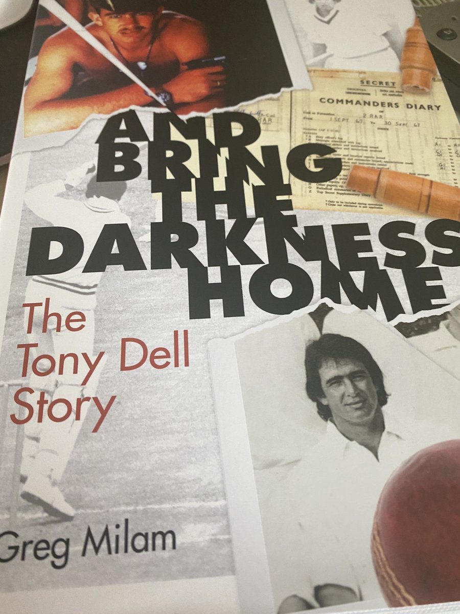 Fascinating tale of Test cricketer whose life and career wrecked by tour of duty in Vietnam War as first told by Aggers on ⁦<a href="/bbctms/">Test Match Special</a>⁩ and now by Greg Milam