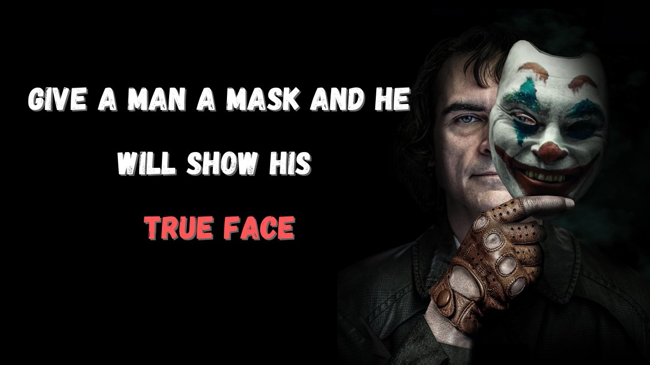 Minddriver Give A Man A Mask And He Will Show His True Face Factoflife Video Link T Co Wjhmnvuwyr Tuesdayvibe Motivationalquotes Truth Life Quotes Youtuber Minddriver T Co Kmori9ghqa Twitter