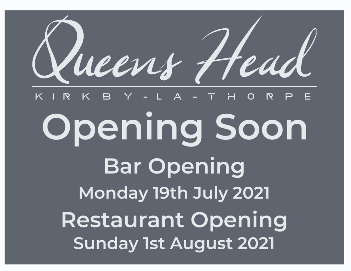 #comingsoon #cantwait #grandreopening #detailstofollow #QueensHead #kirkbylathorpe #lincsconnect #lincsnewpub #freshandlocal #nofreezers #nomicrowaves #chefstable #beergarden