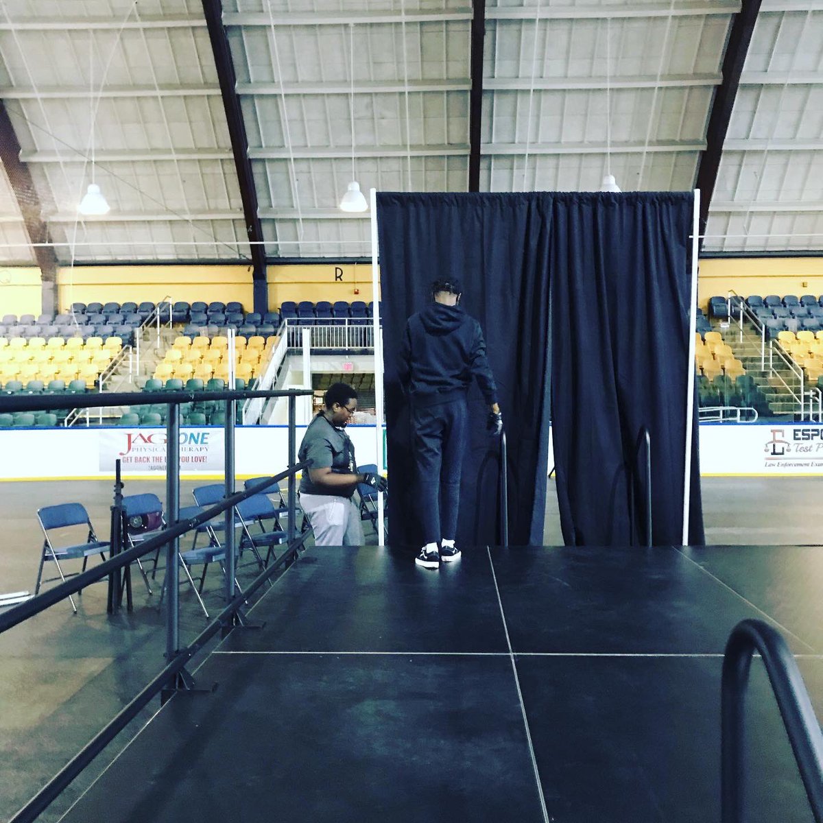 WCTEntertains's tweet photo. Thank you to our awesome music production audio, staging and lighting technicians for a successful setup and breakdown of the Essex County School of Technology 3 school graduation ceremonies. Way to go Paul, Marques and Shadan. https://t.co/tjj77avPTR