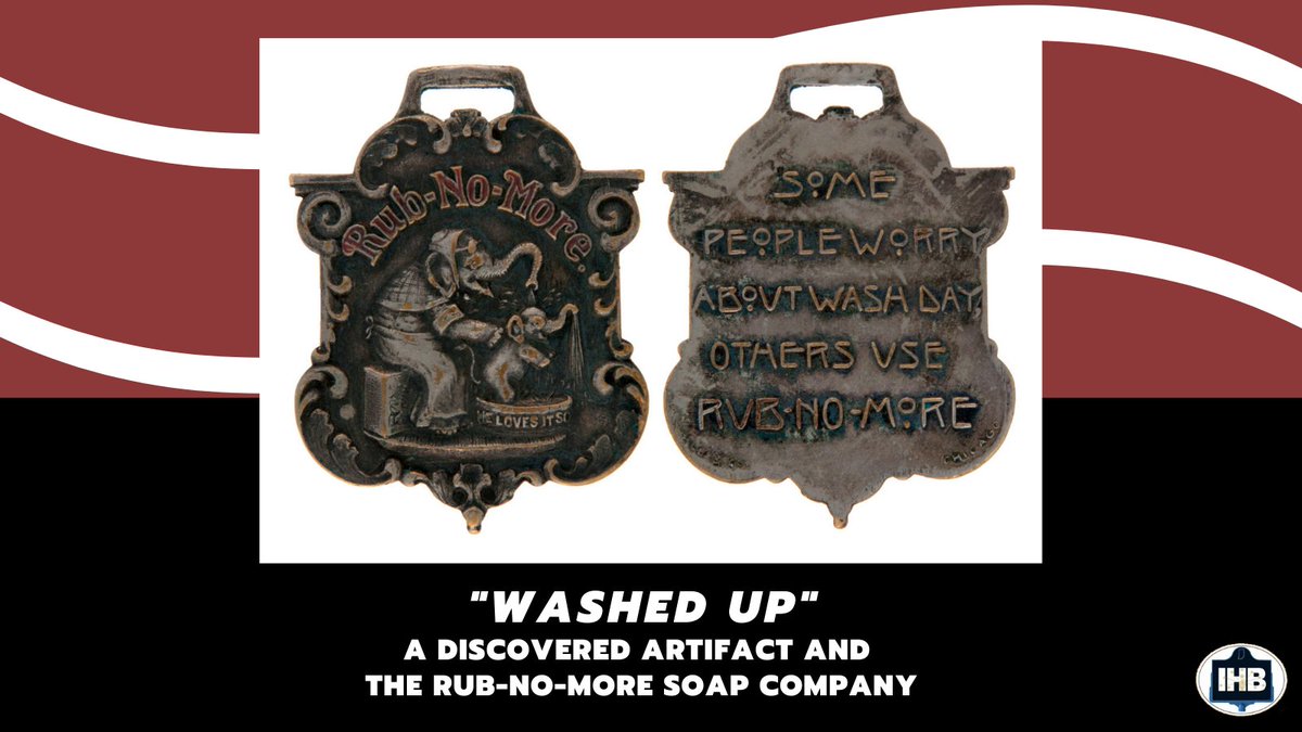 A watch fob washed up on a California beach, leading IHB historian Justin Clark to unravel the story of how a German immigrant in Indiana turned a failing firm into one of the most successful soap companies of the early 20th century blog.history.in.gov/washed-up-a-di…