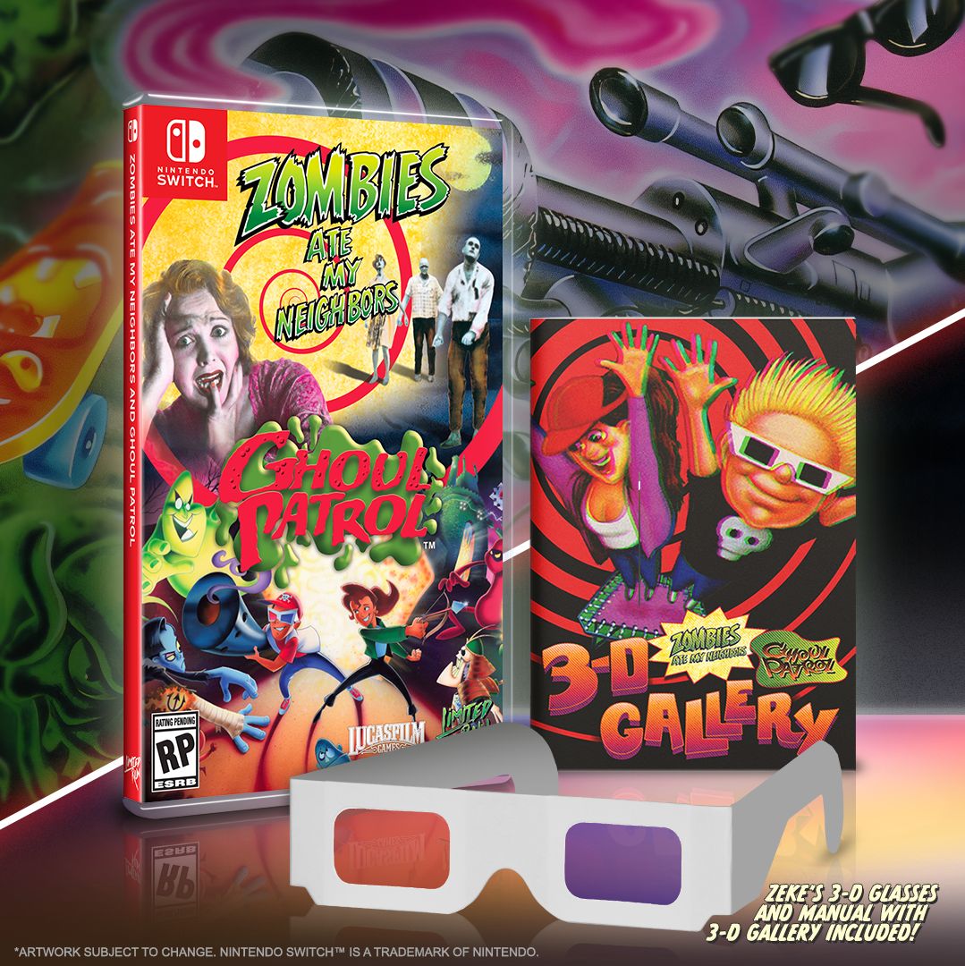 Limited Run Games on X: Zombies Ate My Neighbors and Ghoul Patrol