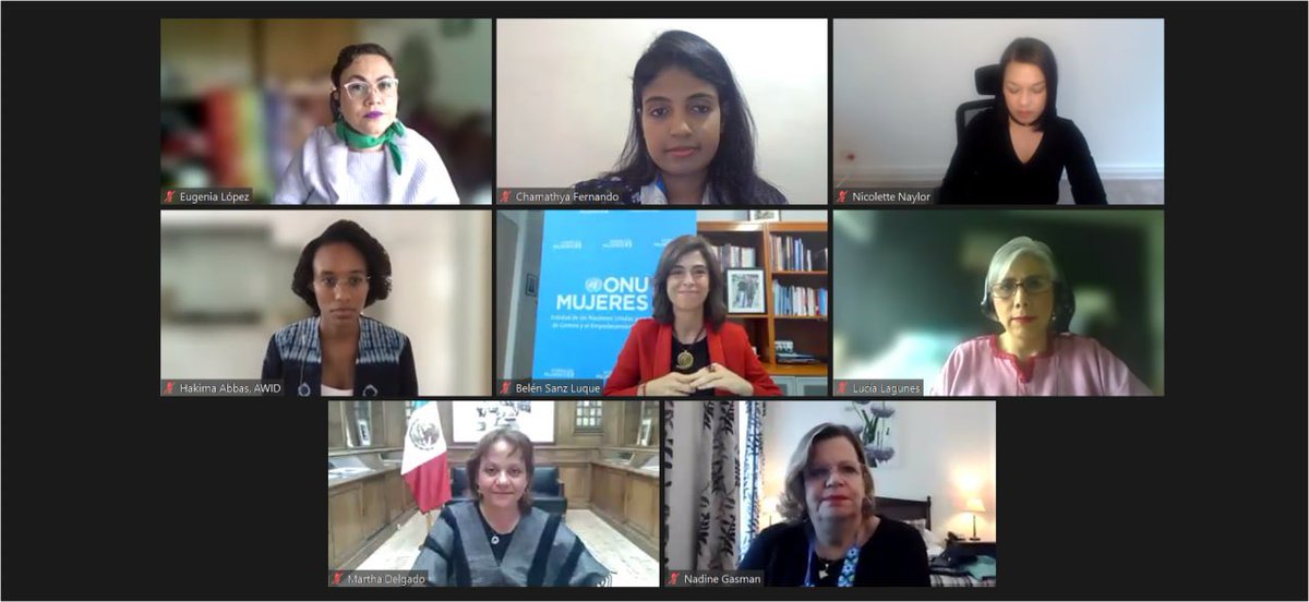 Martha Delgado (@marthadelgado) on Twitter photo Un gusto saludar en este evento a @NadGasman Pdta. @Inmujeres, Hakima Abbas del #GASC, @Chamathya93 Representante de @GirlGuidesSL, <a href="/NaylorNikki/">Nicolette Naylor</a> Representante de <a href="/FordFoundation/">Ford Foundation</a>, @Lagunes28 del Grupo Asesor de Sociedad Civil Nacional y <a href="/BelenSanzLuq/">Belén Sanz Luque</a> Representante de <a href="/ONUMujeresMX/">ONU Mujeres México</a> Un gusto saludar en este evento a @NadGasman Pdta. @Inmujeres, Hakima Abbas del #GASC, @Chamathya93 Representante de @GirlGuidesSL, <a href="/NaylorNikki/">Nicolette Naylor</a> Representante de <a href="/FordFoundation/">Ford Foundation</a>, @Lagunes28 del Grupo Asesor de Sociedad Civil Nacional y <a href="/BelenSanzLuq/">Belén Sanz Luque</a> Representante de <a href="/ONUMujeresMX/">ONU Mujeres México</a>