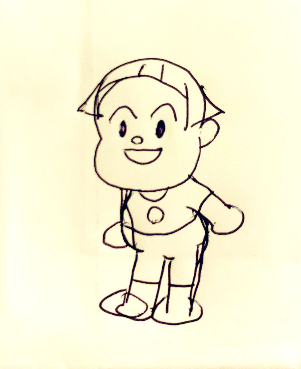 ラクガキで アンパンマンの世界線のムッスメ がすごく可愛く描けたので いずれ清 メイッコ ﾑｯｽﾒ2y ﾆｯｼ1mのイラスト