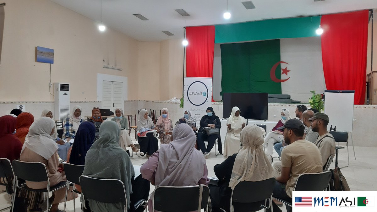 DjazairUP's tweet photo. As part of the #DjazairUP program, a pitching workshop session was organized on June 26th, 2021 for the benefit of project leaders and was animated by Mrs. Dounia BOUGHAMBOUZ and Mr. Hamza CHERIF.
@USMEPI #ASI https://t.co/bky2Rfnzr7