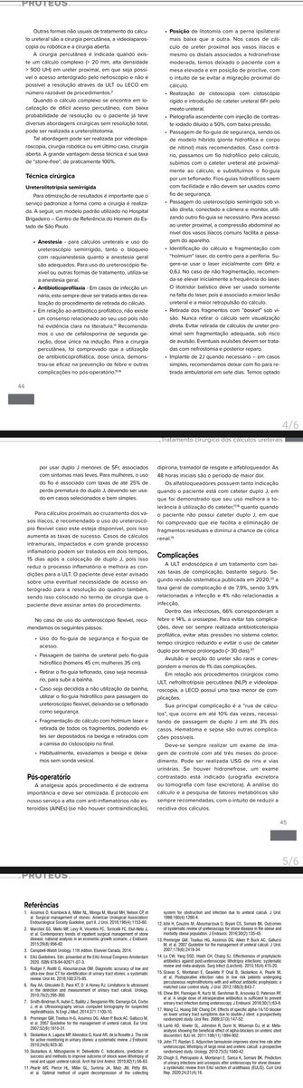 Surgical treatment of the ureteral stones. Our chapter on the Proteus' book. Great project from <a href="/sbusp_oficial/">SBU-SP</a> <a href="/wroclawski_uro/">Marcelo Wroclawski</a>.  <a href="/sbuoficial/">Sociedade Brasileira de Urologia</a> <a href="/VicentiniUro/">Fabio Vicentini 🇧🇷</a> <a href="/KayannHayek/">Kayann Hayek</a> <a href="/CAU_URO/">Confederación Americana de Urología (CAU)</a> <a href="/ResidentesCAU/">Oficina Residentes CAU</a> <a href="/ESRUrology/">European Society of Residents in Urology</a> <a href="/ResidentesAEU/">RAEU - Spanish Urology Residents Working Group</a>