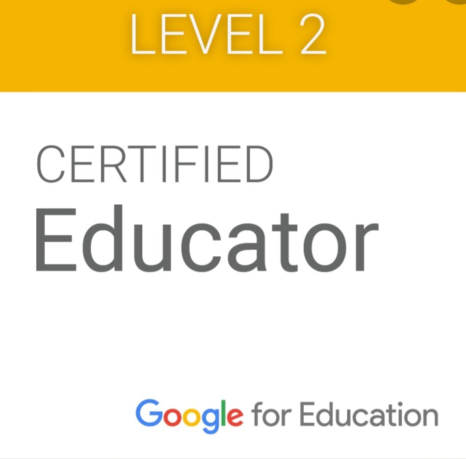 PaulaMontalAst's tweet image. Ya tenemos tres profesores más con certificado de educador Google de nivel dos. Seguimos aprendiendo. #colegiopaulamontal #GoogleEducator