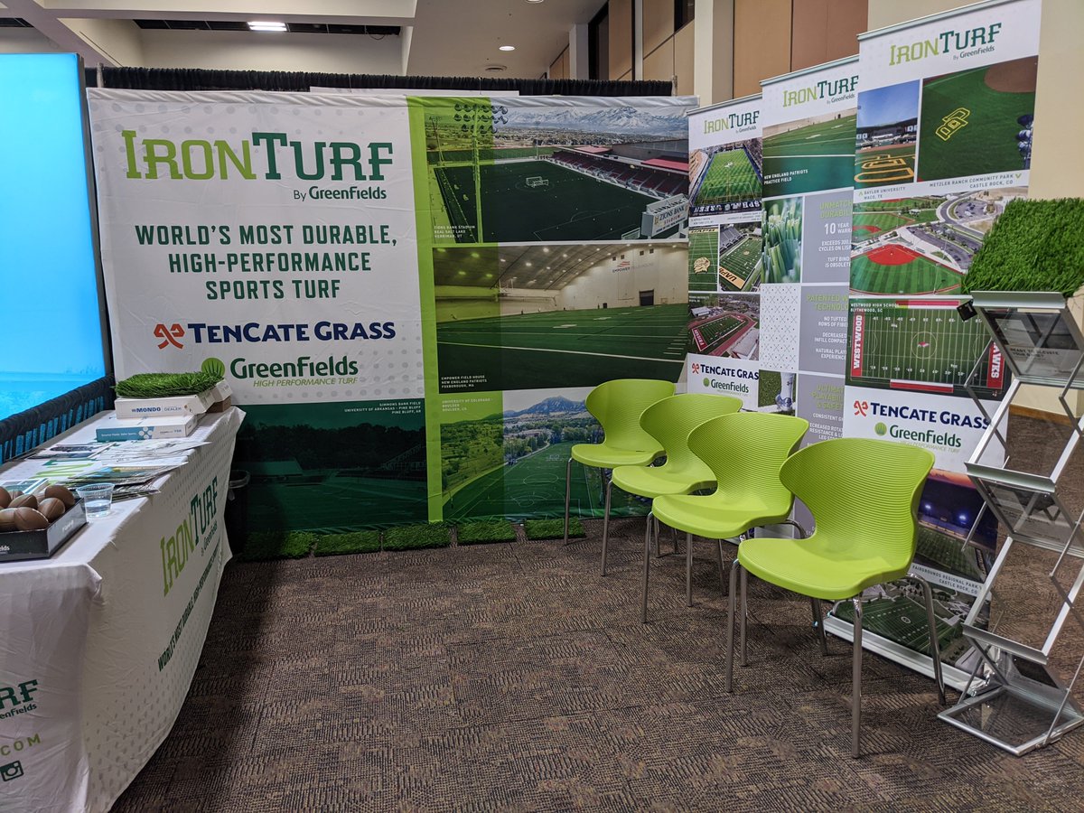 #TradeShowSeason is officially back!🙌  If you're out at the <a href="/CASHFacilities/">CASHSchoolFacilities</a> show, be sure to stop by our booth to learn more about how we can bring the world's toughest turf to your school. #CASHAC21