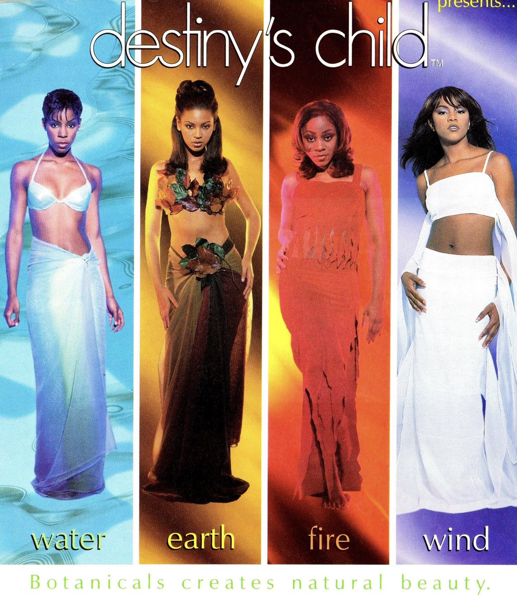 Destiny’s Child for Soft & Beautiful Botanicals (1998)