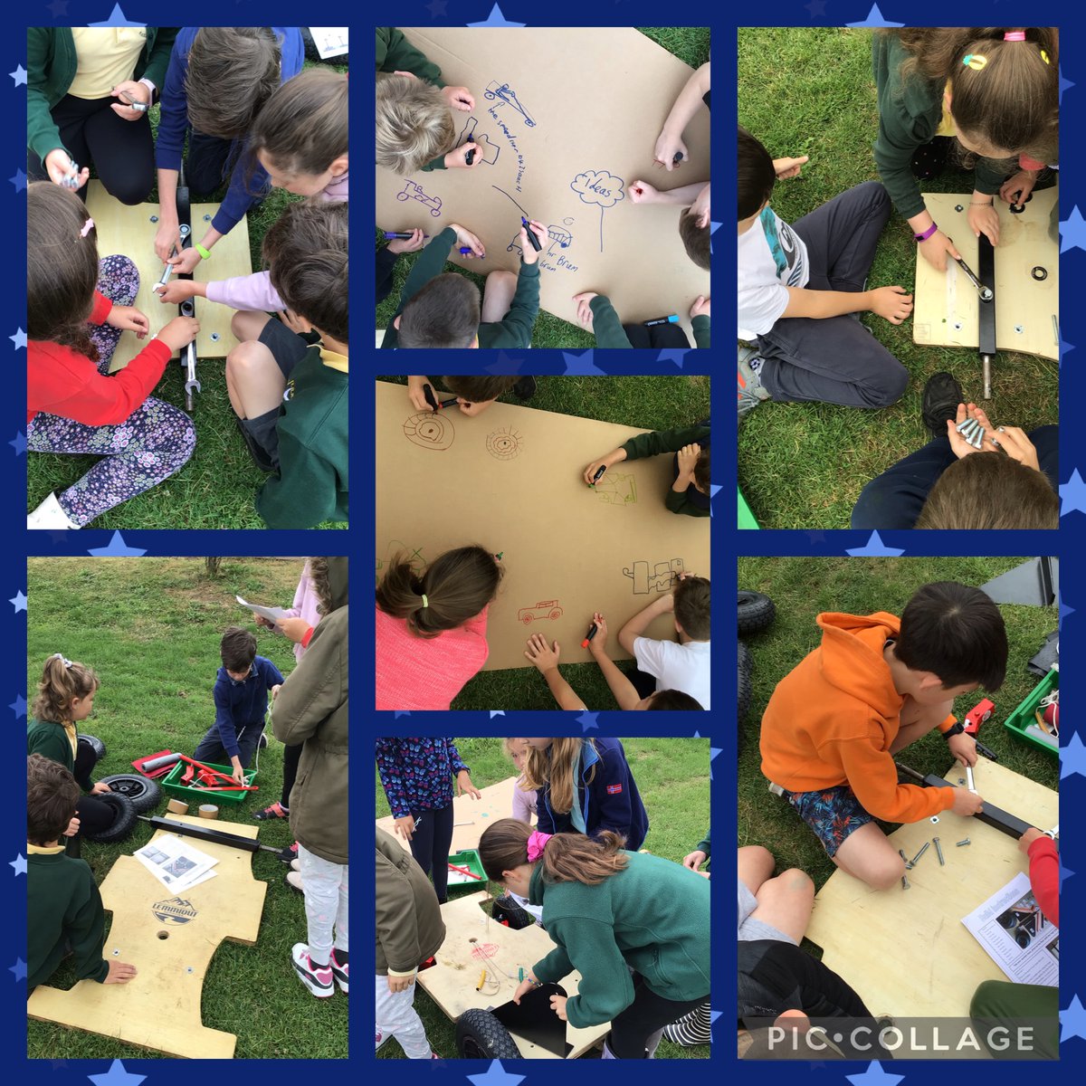 Y4Raglan's tweet photo. We had a brilliant morning building our box cars! Races this afternoon! @RaglanVC @LemmioutA https://t.co/qjAzr6Pxx6