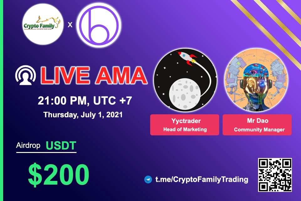 💥<a href="/CryptoFamilyVN/">Crypto Family Trading</a> is honored to host a new #AMA with <a href="/BasisCash/">Basis Cash</a> 🚀
Guest: yyctrader &amp; Mr Dao 

⏰21:00 PM (UTC+7) | Thursday, July 1st, 2021
💰200$

AMA rules:
🏛Venue &amp; Details: t.me/CryptoFamilyTr…
📌 Like, Retweet &amp; Comment your questions below!