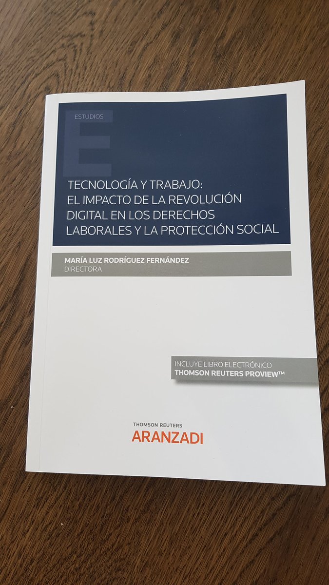 DigitalWork7's tweet image. #Tecnología y #Trabajo: el impacto de la revolución #digital en los derechos laborales y la protección social
Dirigido por @rodriguezluz_ con las contribuciones del equipo @DigitalWork7.
Estupendo colofón de tres años de trabajo.
thomsonreuters.es/es/tienda/duo-…
#hilo