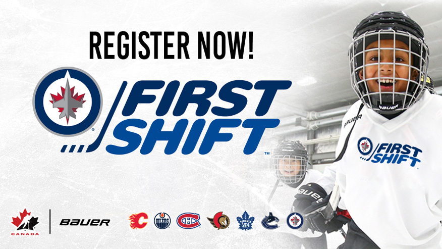 hockeymanitoba's tweet photo. Do you have a child aged 6-10 that is ready to fall in love with hockey?

Registration for the 2021 – 2022 @NHL / @NHLPA First Shift Program is now open!

🔗| https://t.co/44aLK4rjCA https://t.co/6hcPFEVTQo
