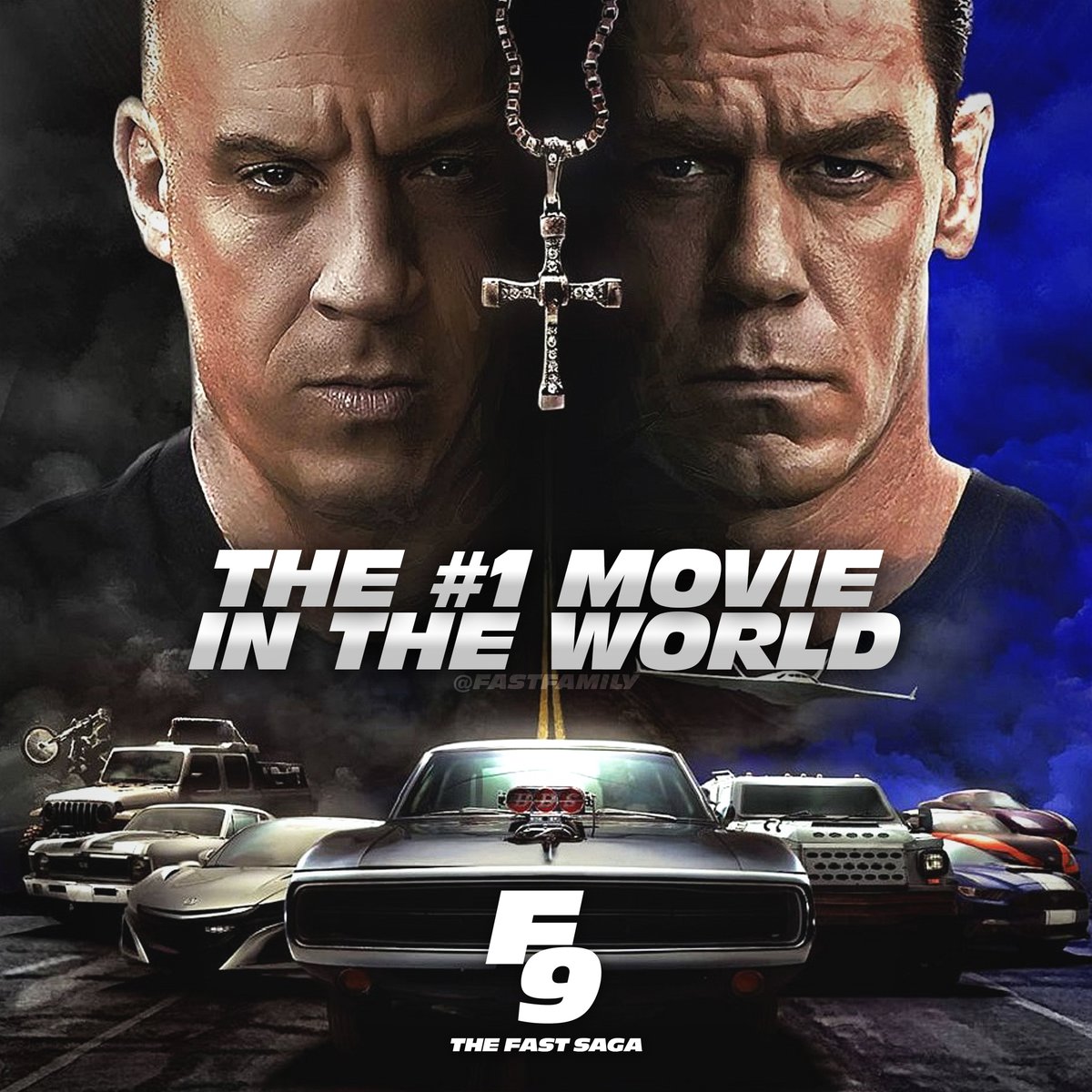Fast is back, — and how. 🔥

Congrats to the #FastFamily for making #F9 the NUMBER ONE movie in the world. #FAST9