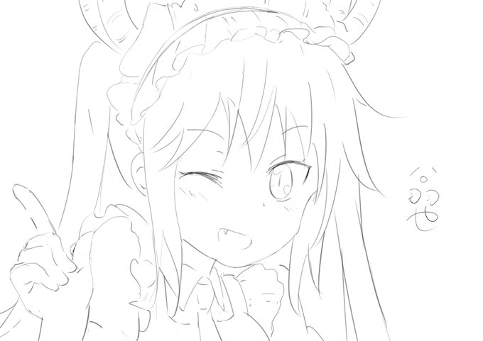 小林さんちのメイドラゴン #イラスト 小林さんちのメイドラゴン