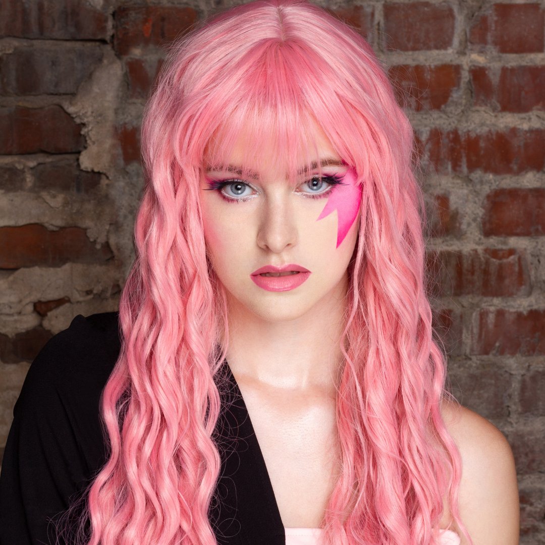 What do you think of this #trulyoutrageous look?
It was created by IMA instructor, Ren Thomas &amp; inspired by the 80’s Jem &amp; the Holograms cartoon.  Stay tuned all for more upcoming looks from this shoot! 
Take a peak at more students work for Liquid Magazine on our website. Link