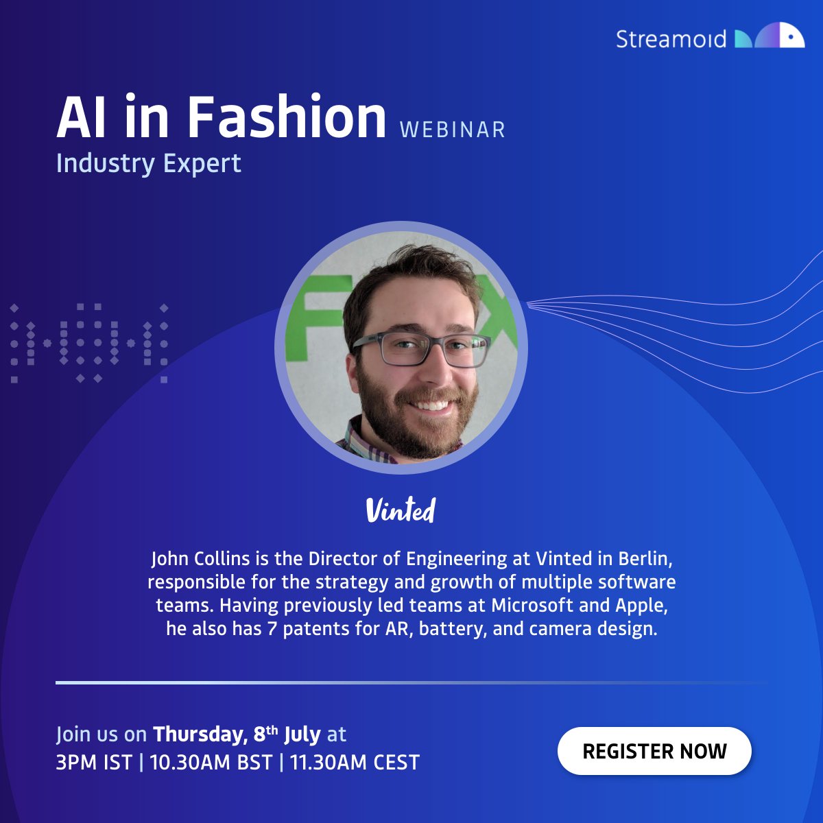 streamoid's tweet image. 📢 AI in Fashion webinar | Get to know our amazing speakers and don't forget to register below before the seats run out! 

bit.ly/3jCBi9B