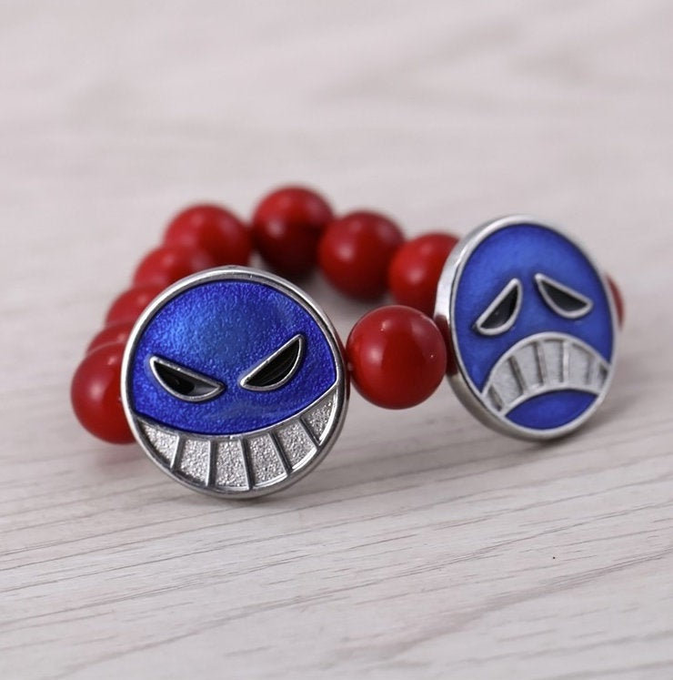 ReGameForAll's tweet image. Do you love One Piece but Merchandising is too expensive? Now with this handmade bracelet you can style the best quality an accessory of your favorite anime #OnePiece #Ace #Handmade #Etsy #EtsyStore.