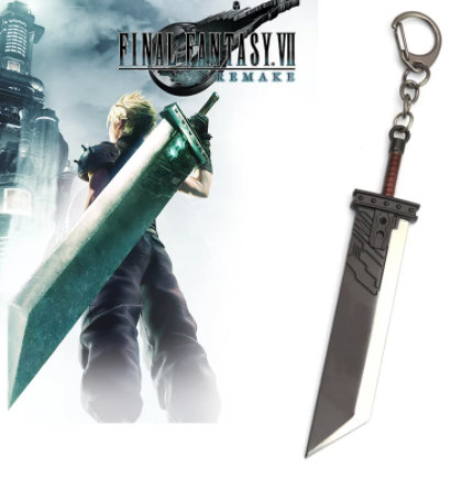 ReGameForAll's tweet image. I want to share the latest I've added to my #etsy store: Buy Cool Final Fantasy VII Remake Keychain and Pendant of Buster Sword for Squarenix Cloud/Zack Fans (+ FF7 Free BSO) Cosplay For All Ages etsy.me/3w46q4m #birthday #christmas #gris #ff7 #ffvii #cl