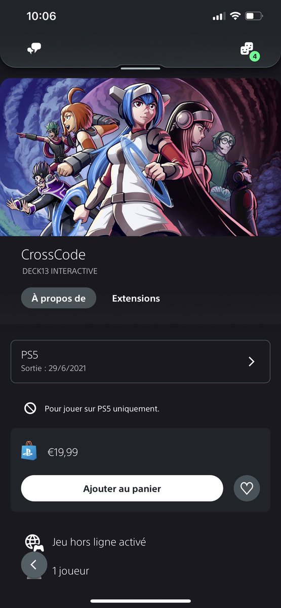 ps_maga86's tweet photo. 29/06/2021 Sortie du Jour/ Release of the Day #ps5

Box : #curvedspace @MaximumGames 

PSN : #crosscode @Deck13_de 

#FullsetPS5 #jeuxvideo #videogamecollection #collection #PlayStation5 #Sony #Playstation #gamecollection #gamecollecting #videogames #gamers #ps5collection https://t.co/xyNMOizHJU