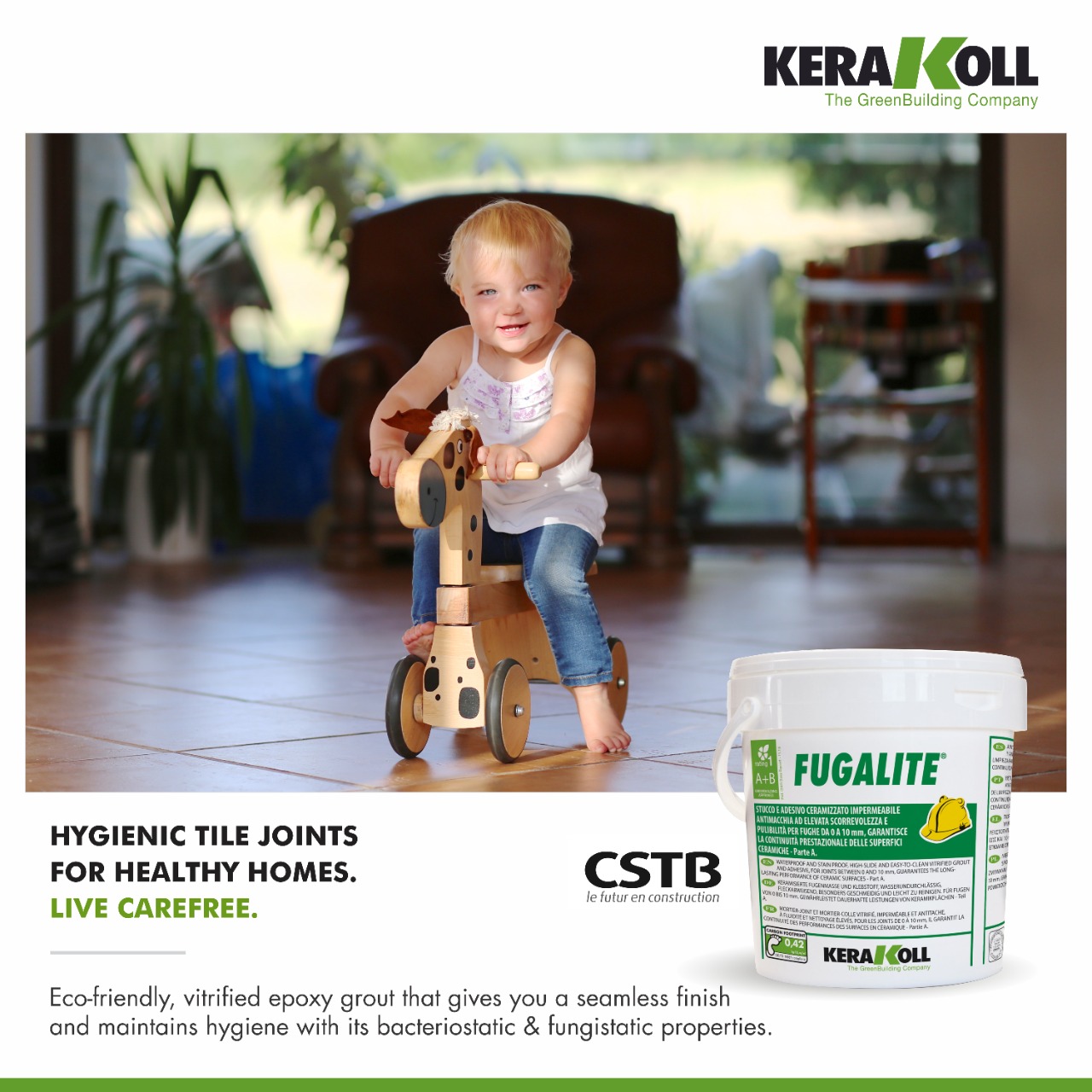Kerakoll India Moments Spent At Home Are Priceless Certified By Cstb Fugalite On Tile Joints Is Seamless Amp Prevents The Development Of Mold Or Bacteria On Floors Amp Walls Kerakoll