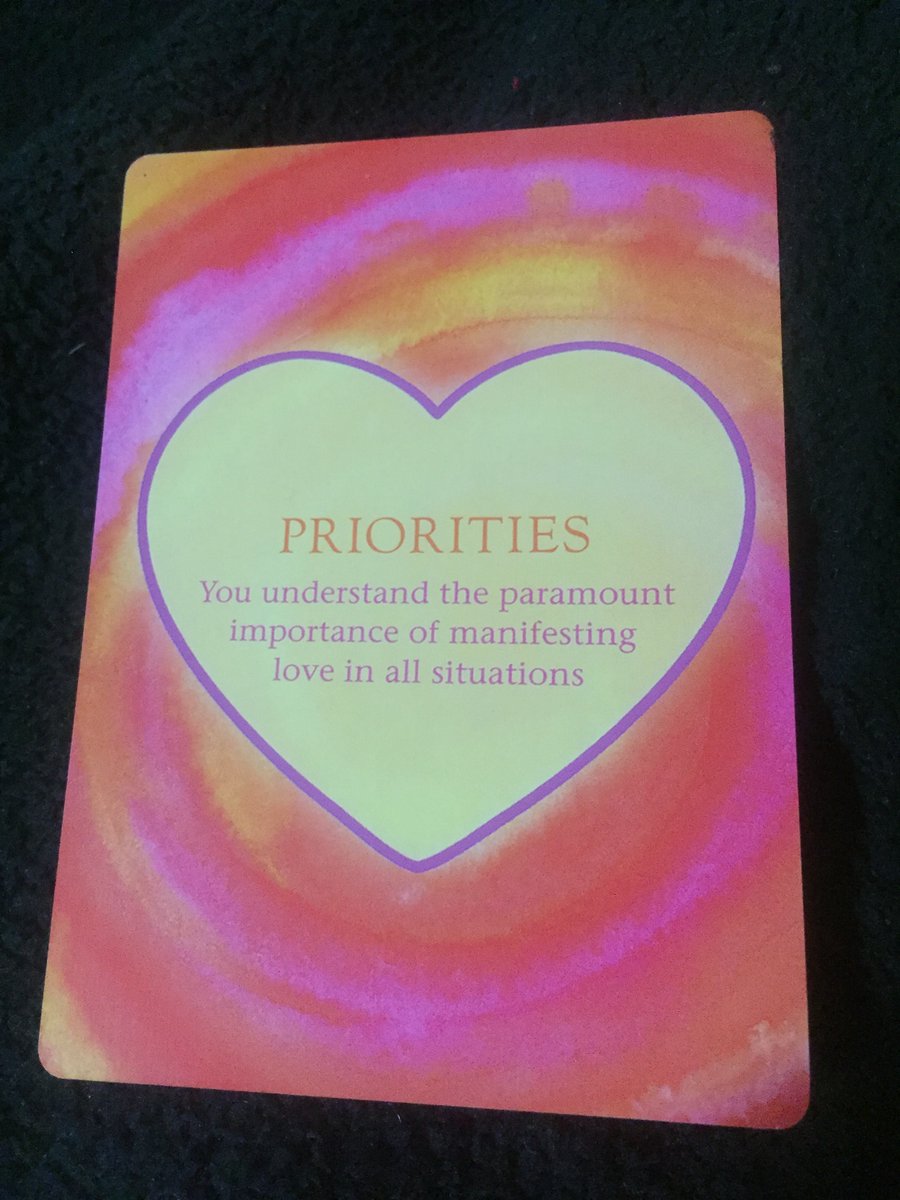 SynastryTarot's tweet image. today&apos;s #oracle card: Priorities. You understand the paramount importance of manifesting love in all situations.

#dailyoraclereadings #dailytarot #tarot