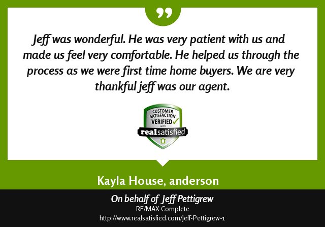 Who wouldn’t be honored by a recommendation like this?  realsatisfied.com/Jeff-Pettigrew… via <a href="/realsatisfied/">RealSatisfied</a>
