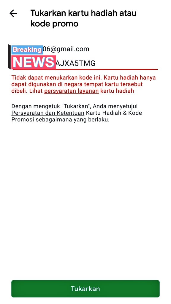 HabiL___'s tweet photo. @GooglePlay Why i can't redeem my code ?? https://t.co/CEbR8Eb0K1