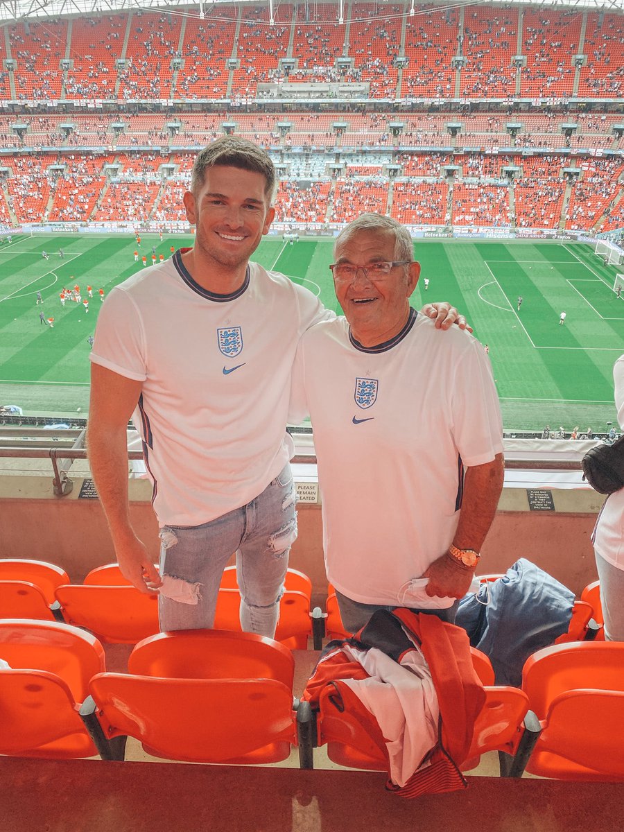 Wow! What a bloody experience!!! 🏴󠁧󠁢󠁥󠁮󠁧󠁿❤️🙌🏼 making memories like this with my grandad was just the best feeling!! Absolutely incredible game, and so e loved every second, My grandad is still in shock at it all bless him 🤍 and YESSSSS IT’S BLOODY COMING HOME!!!! 🏴󠁧󠁢󠁥󠁮󠁧󠁿