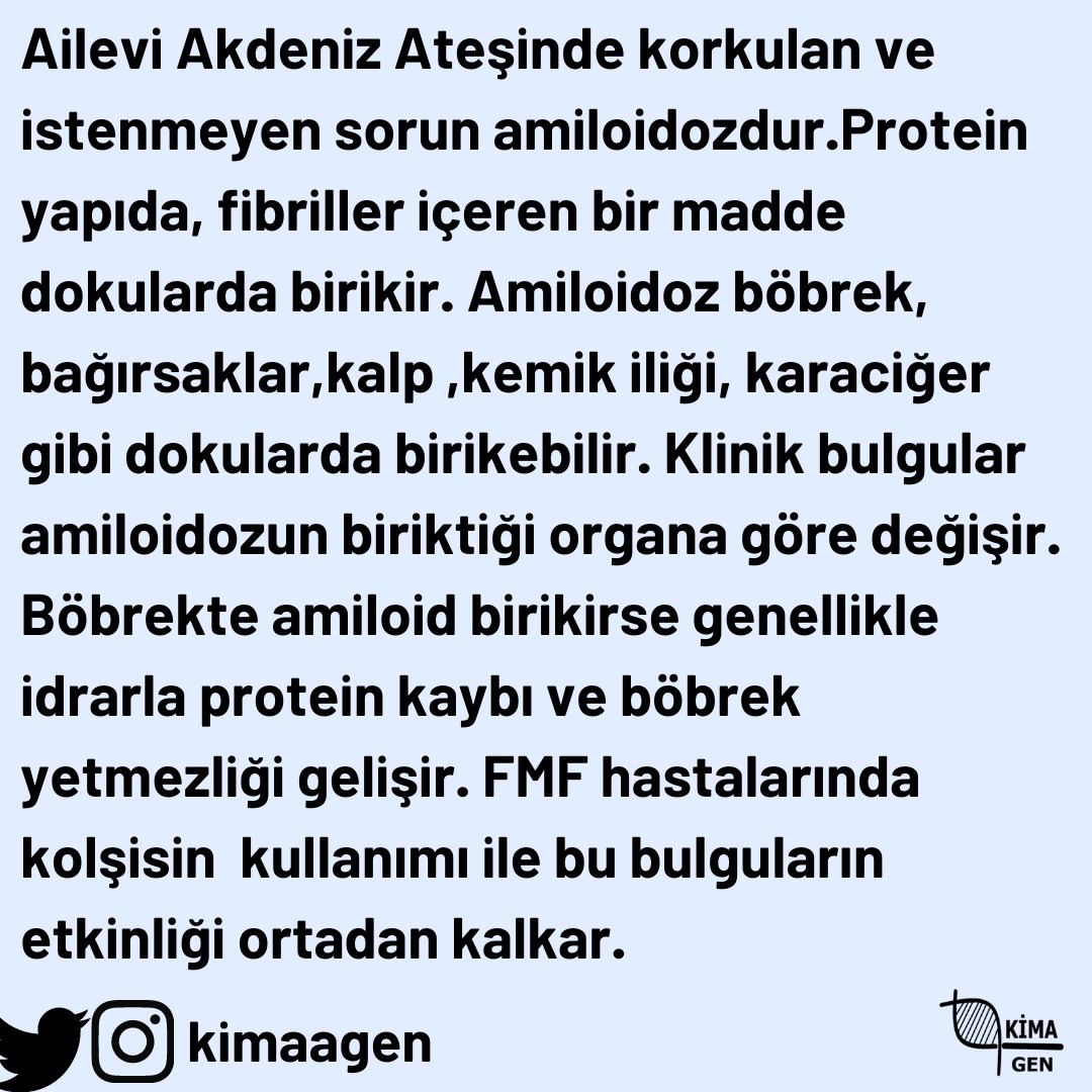 kimaagen's tweet photo. Ailevi Akdeniz Ateşi  Hastalığında  Amiloidoz Nedir? 
@CihanTastan_PhD @RaDiChallenge @fmfgrubu @befemder https://t.co/jsAI1nztU4