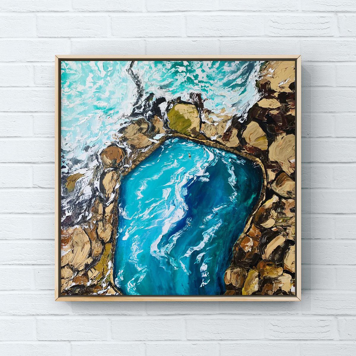AnjanaRaiArts's tweet photo. ‘Mahon pool’ is now available at Check out this Saatchi Art artwork by Anjana Rai called “Mahon Pools- Aerial” https://t.co/7Izo9GO9pP #saatchiart #mahonpool #pool #seascape #aerial #contemporaryartist #art #painting #ArtistOnTwitter #artontwitter https://t.co/uSLp5BeqNg