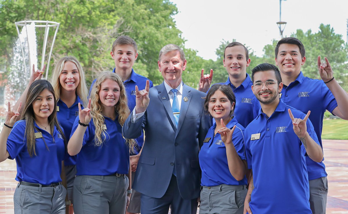 UNKearney's tweet photo. Thank you @UofNE_President for joining us today as we celebrate 30 years with @u_nebraska. https://t.co/v1PVaRZlZT