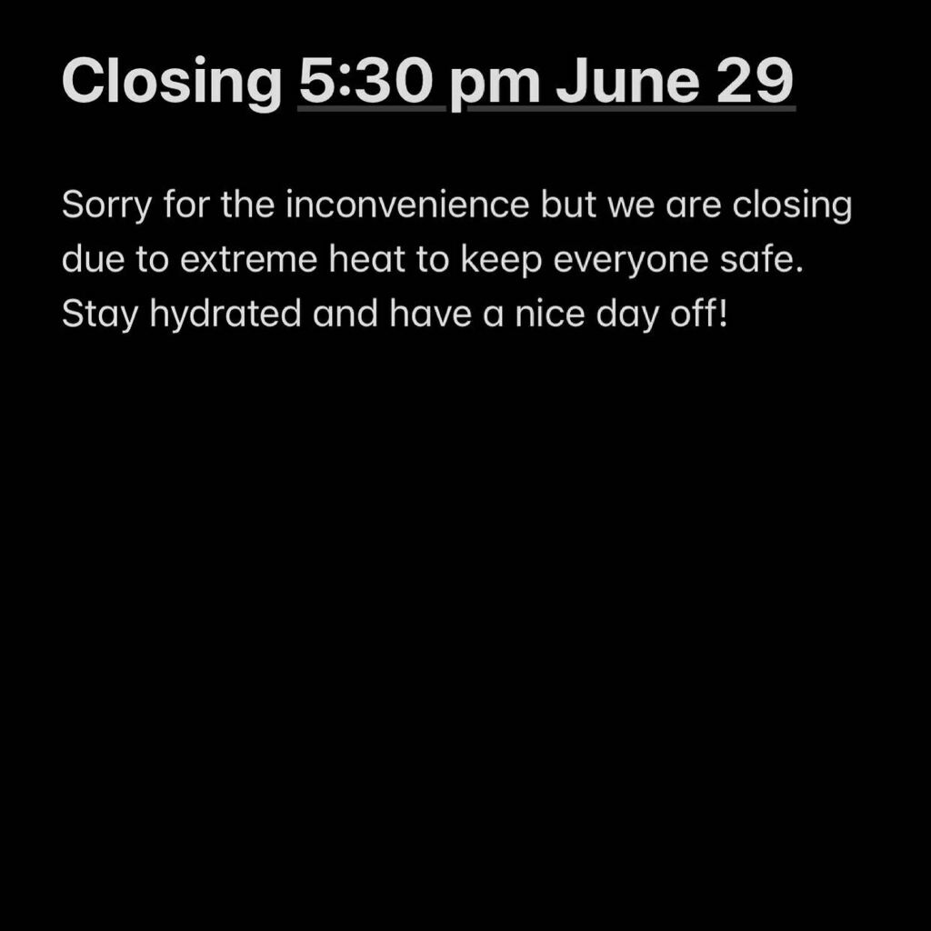 RyanGleason's tweet photo. Stay home. Stay cool. Stay hydrated. Stay safe. #teamgpt #heatwave #yikes https://t.co/of1GwxVHqg https://t.co/f6ITBWgAVZ