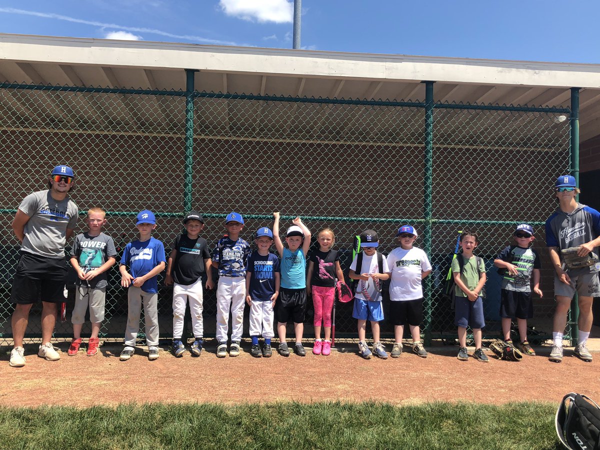 Shoutout to these 1st and 2nd grade, future Big Blue players, for their hard work at our Hamilton Baseball Camp!  The future is bright! Shoutout my guys <a href="/BradyIsgro/">Brady Isgro</a> and <a href="/LakeCundiff/">Lake</a> for helping out and growing our program! <a href="/HHSBigBlueAD/">Big Blue Athletics</a> #BigBlue