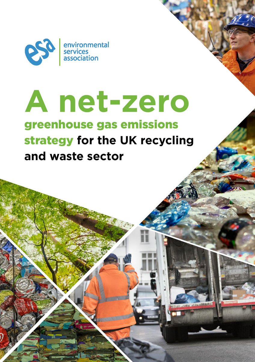 Today we're proud to announce our ambition as a waste and recycling sector to reach Net Zero by 2040, cutting 8% of the UK's total GHG emissions. Find out more esauk.org/what-we-say/pu… #netzero #ESAnetzero